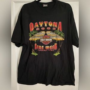 Harley Davison vintage Daytona Beach 2003 graphic tee